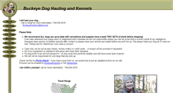 Desktop Screenshot of buckeyekennel.com